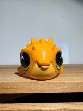 Mini LPS Littlest Pet Shop Orange Puffery Duffster Fish Miniature Figure #789